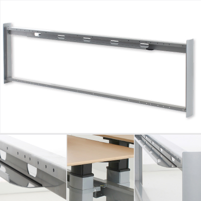 Modulair bench frame zilver